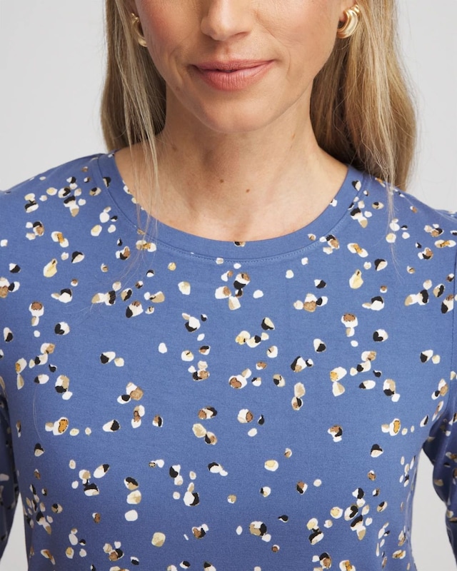 Printed Elbow Sleeve Tee - image 4